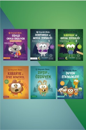 Animal School Set of 6 1A2B333C362222 - AYDINPSİKOLOJİ YAYINLARI