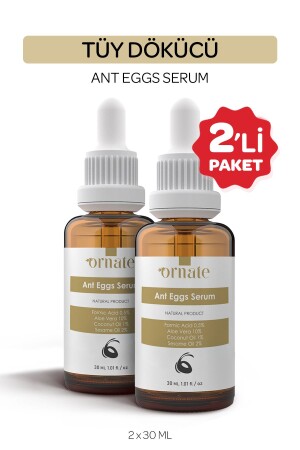 Ant Egg Oil Hair Removal Moisturizing Serum Super Set of 2 30ml - Ornate