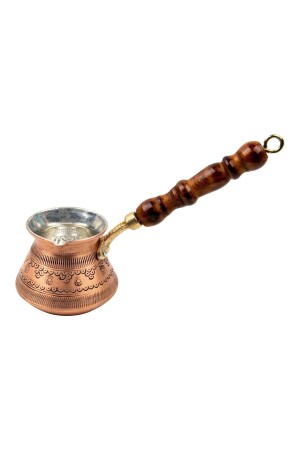 Antep Copper Embroidered Turkish Coffee Copper Coffee Pot - Gifterria