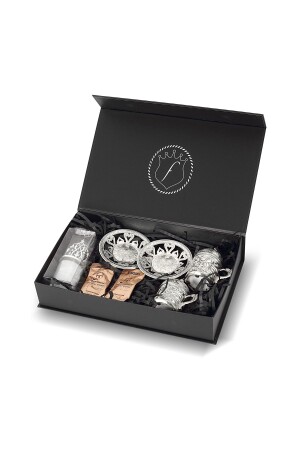 Antep Embroidered Coffee Cup Set - Turkish Coffee -mum Gift Set Ps2547 PS254700TR - Forentina