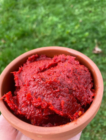 Antep Ev Yapımı Tatlı Biber Salçası - Net 1kg - Halal