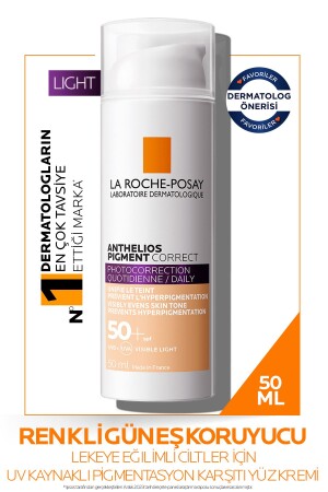 Anthelios Pigment Correct Sunscreen Spf50+ 50 Ml - Light 3337875797764 - La Roche Posay