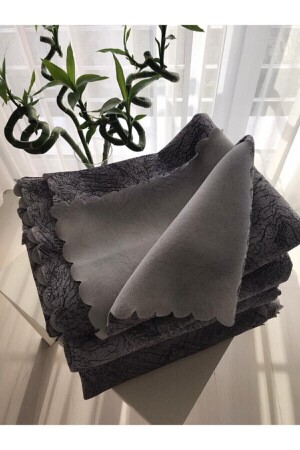 Anthracite Gray Sponge Non-Slip Sofa Cover - Kkdizayn