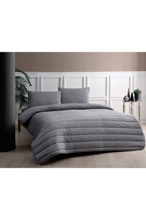 Anthracite Natura Double Reborn Comforter Set - Taç