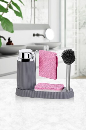 Anthracite Premium Sink Set OKY-476-1 - Okyanus Home