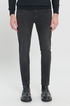 Anthrazitfarbene Extra Slim Fit Slim Fit Rıss Cotton Flexible Denim Jean Jeans ET0100000003 - AC&Co / Altınyıldız Classics