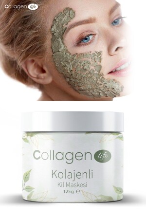 Anti-Acne and Blackhead Collagen Clay Mask 125gr KKM1 - Collagen Life