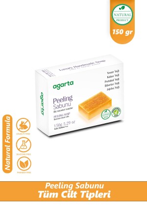 Anti-Acne and Pimple Firming and Peeling Soap with Pumpkin Fiber 150 gr - Agarta