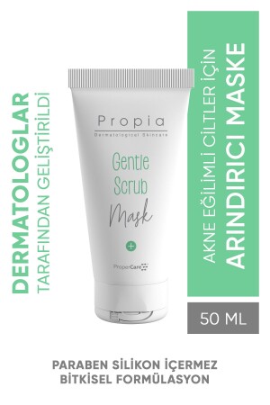 Anti-Acne Blackhead Pore Purifying White Clay Face Mask 50ml Combination Oily Skin - Propia