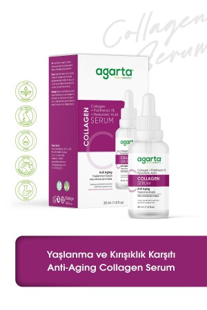 Anti-Aging and Anti-Wrinkle Anti-Aging Collagen Serum 30 ML 8699943342524 - Agarta
