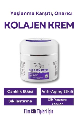 Anti-Aging Collagen Cream, Anti-aging, Anti-Wrinkle, Firming, Repairing ck011 - For You Gold