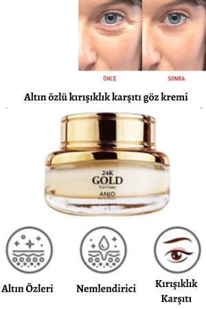 Anti-Aging Korean Eye Cream with Pure Gold Essence that Gives a Vibrant Look to the Eye Area 30g MTANJ0004 - ANJO PROFESSIONAL