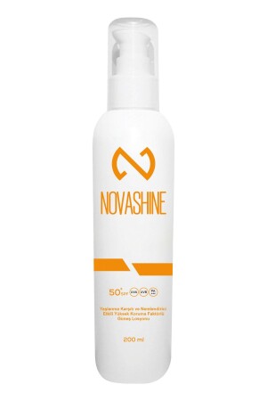 Anti-Aging & Moisturizing Sun Lotion with High Protection Factor 200 ml Pa Sun Cream NS-01 - Novashine