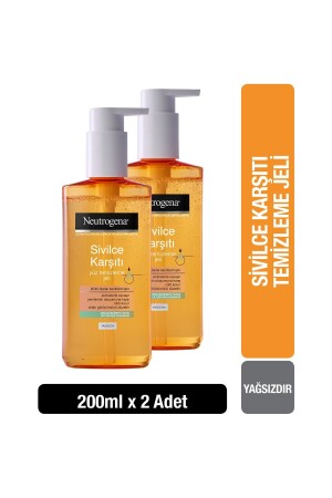 Anti-Akne-Gesichtsreinigungsgel 200 ml 2 Stück 35746615538872 - Neutrogena