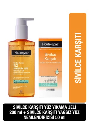Anti-Akne-Reinigungsgel 150 ml + Feuchtigkeitscreme 50 ml 3574661497419 - Neutrogena