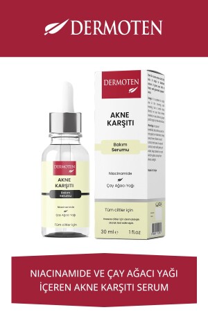 Anti-Akne-Serum, Niacinamid und Teebaumöl-Hautpflegeserum 30 ml 8699649122932 - Dermoten