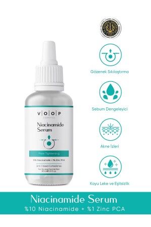 Anti-Blackhead & Acne Skin Care Serum 30 ml |%10 Niacinamide% Zinc 204 - VOOP