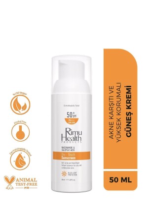 Anti-Blackhead and Acne Sunscreen for Oily and Combination Skin 50 ml - Rimu Health Products