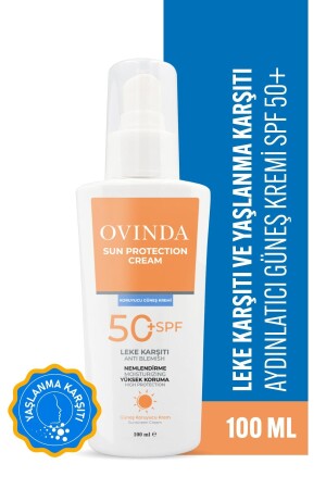Anti-Blemish and Anti-Aging High Protective SPF 50 Sun Cream 100 ml 8680052707083 - Ovinda