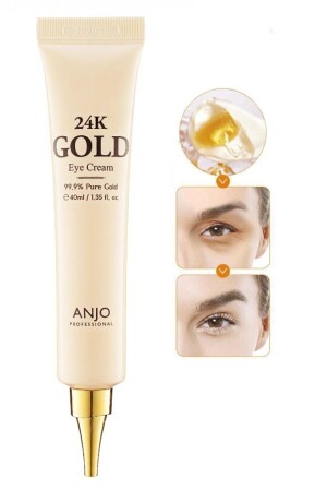 Anti-Blemish and Anti-Wrinkle Eye Cream with 24k Gold 40ml MTANJ0003 - Anjo
