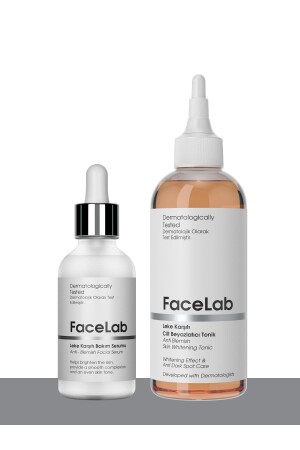 Anti-Blemish and Skin Tone Equalizing Skin Whitening 2-Piece Care Set (serum + Tonic) - Facelab