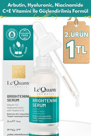 Anti-Blemish Brightening, Skin Tone Equalizing Care Serum (HYALURONIC ACID, ARBUTIN, NIACINAMIDE) LQ001 - Le'Quante