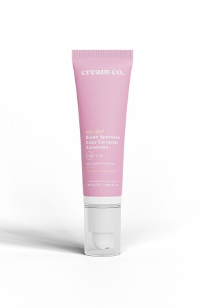 Anti-Blemish Brightening Skin Tone Equalizing Colored CC Facial Sunscreen Spf 50 All Skin Types - Cream Co.