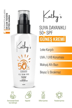 Anti-Blemish - Brightening SPF 50+ Protection Body and Face Sunscreen 125ml Summer and Winter Sunscreen - kathy's paris