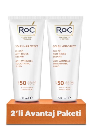 Anti-Blemish Facial Sunscreen Spf50+ 50 ml - 2-Pack Advantage Pack 8681689316198 - Roc