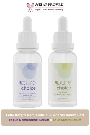 Anti-Blemish Moisturizing and Repair Care Set (Anti-Blemish Care Serum + HA Serum Set of 2) PC102 - Pure Choice