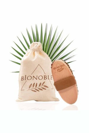 Anti-Cellulite 100 % natürliche Rosshaar-Cellulite-Bürste – Rosshaarbürste - Bionoble