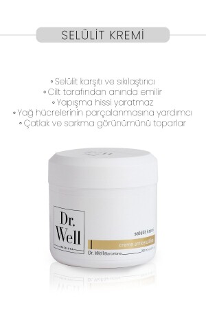 Anti-Cellulite and Firming Cream 200 Ml DRW005 - Dr.Well BARCELONA Estetik & Güzellik