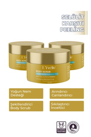 Anti-Cellulite and Stretch Mark Firming Purifying Moisturizing Body Peeling 250 Ml - Lyvette