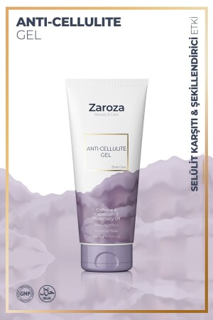 Anti Cellulite Gel Caffeine & Capsicum & Rosemary Oil 200 ml - Zaroza
