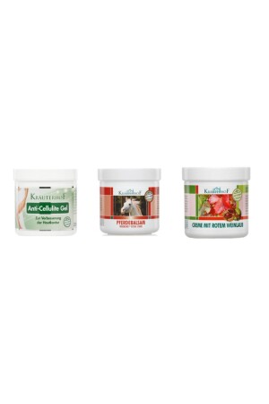 Anti-cellulite Gel Cellulite Gel Warming Massage Gel 250ml Red Vine Leaf Leg Cream 250 ml - Krauterhof