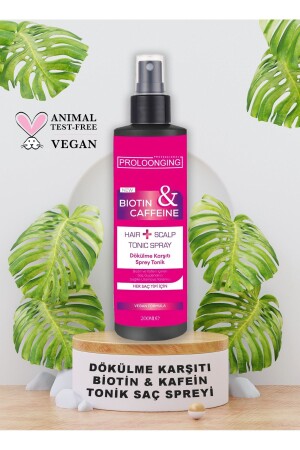 Anti-Hallage Tonic Hair Care Tonic Keratin Containing Biotin and Caffeine - Proloonging
