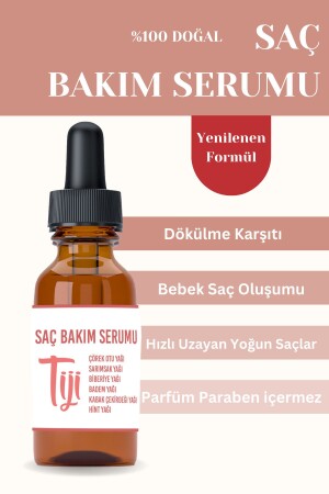 Anti-Loss Hair Growth Care Oil 20ml (Rosemary Garlic Black Cumin Almond Pumpkin Seeds Castor) - Tiji Garden