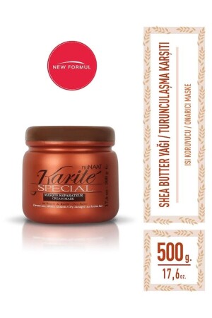 Anti-Orange and Anti-Dryness Hair Mask Containing Shea Butter, Special for Blonde and Platinum Hair - Nunaat