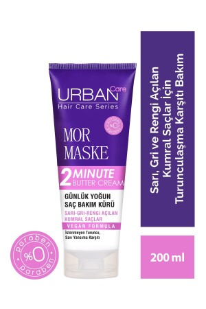 Anti-Orange Purple Daily Intensive Hair Care Mask-200ML-Vegan - Urban Care