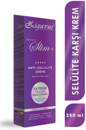 Anti Selülit Krem 250 ml - İnceltici ve Sıkılaştırıcı Etki & Çatlak Önleyici 8699349138196 - Zigavus