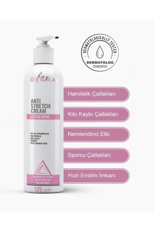 Anti-Stretch Mark and Intense Moisturizing Repair Cream (Pregnancy and Athlete Stretch Marks) 125 Ml - Hayderma