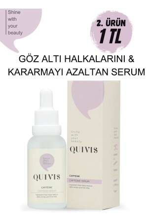 Anti-Under Eye Bagging and Darkening Brightening Caffeine Serum 30 ML QS0005 - Quivis