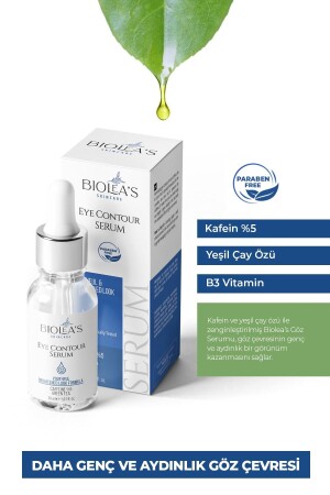 Anti-Under Eye Bags and Anti-Wrinkle Care Serum Caffeine 5% Green Tea Extract Vitamin B3 30 ml GST01 - Biolea's skincare