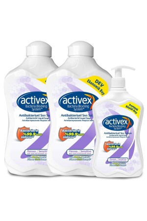 Antibacterial Liquid Soap Sensitive 1.5+1.5+700ml ACTH15700 - Activex