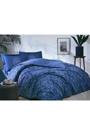 Antico Double Duvet Cover Set Petrol CM2146 - Özdilek