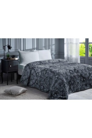 Antico Graue doppelt bedruckte Decke 8697353572678 - Özdilek