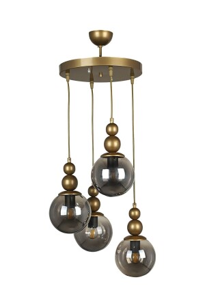 Antique Sports Chandelier, 4-Piece Smoked Glass Sports antique chandelier, 4-Piece Smoked Glass - OSC HOME