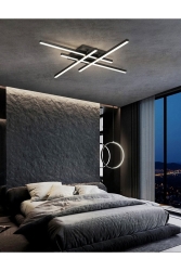 Antrasit 3 Işık Rengi #2 Led Tavan Lambası,avize,modern Aydınlatma,dekoratif Işık CL50502 - CATLUZ