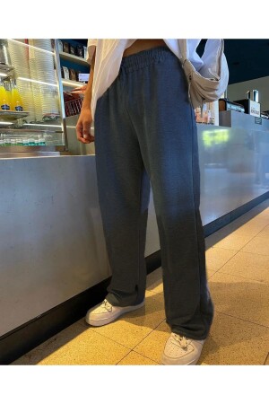 Antrasit Baggy Bol Kesim Eşofman Altı Unisex - Fitgo