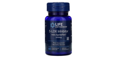 ApresFlex içeren 5-LOX İnhibitörü, 100 mg - 60 kapsül - Life Extension